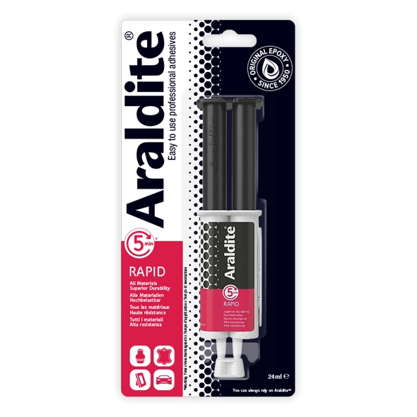 Araldite® Rapid Strength 24ml | Fast Setting Adhesive - Araldite Rapid Strength 24Ml